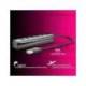 HUB MARCA NGS TINY 7 PUERTOS CON ADAPTADOR CORRIENTE USB 2.0