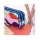 BOLSO ESCOLAR PORTATODO MARCA MILAN THE FUN MULTICOLOR 3 CREMALLERAS 220X80X100 MM