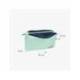 BOLSO ESCOLAR PORTATODO MILAN 1918 COLLECTION 3 CREMALLERAS Y 5 COMPARTIMENTOS COLOR VERDE 215X35X125 MM