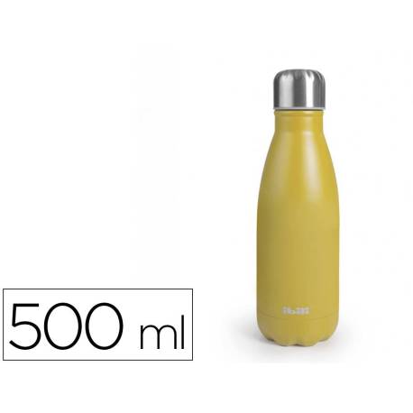 BOTELLA PORTALIQUIDOS IBILI ACERO INOXIDABLE TERMO MANGO CAPACIDAD 500 ML