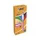 BOLIGRAFO BIC CUATRO COLORES SHINE ROSACON PUNTA DE 1 MM