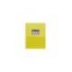 CARPETA DOSSIER MARCA OFFICE BOX POLIPROPILENO DIN A4 DOBLE CON TARJETERO AMARILLO