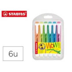 ROTULADOR MARCA STABILO FLUORESCENTE SWING COOL SWING COOL ESTUCHE 6 UNIDADES COLORES SURTIDOS