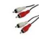 Cable RCA Mediarange longitud 3 metros audio y video 2 conectores