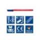 Rotulador Staedtler Slim Noris Club punta fina caja de 10 rotuladores lavables