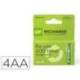 PILA MARCA GP RECARGABLE AA 2100 MAH BLISTER DE 4 UNIDADES