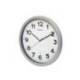 RELOJ MAUL STEP DE PARED REDONDO 20 CM DIAMETRO ELECTRICO PLATA
