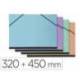 CARPETA DIBUJO MARCA EXACOMPTA AQUAREL 320X450 MM CON GOMAS COLORES PASTEL SURTIDOS NO SE PUEDEN ELEGIR