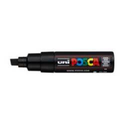 ROTULADOR MARCA UNI POSCA PC-8K MARCADOR DE PINTURA PUNTA BISELADA 8 MM NEGRO
