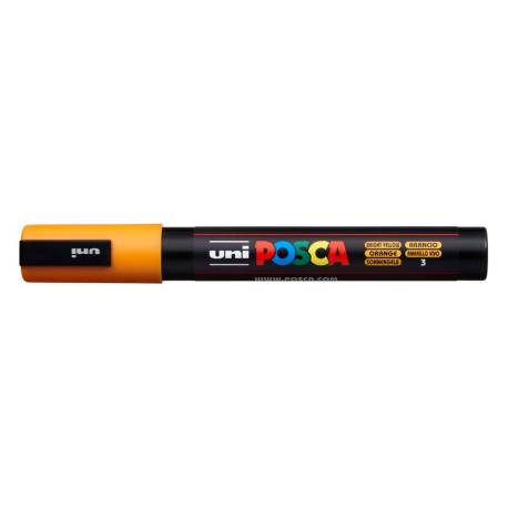 ROTULADOR UNI POSCA 1,8 - 2,5MM PC-5M COLOR NARANJA MEDIO