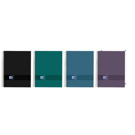 CUADERNO ESPIRAL MARCA OXFORD & YOU EUROPEANBOOK 0 TAPA EXTRADURA DIN A5+ 120 HOJAS LISO