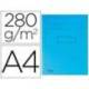Subcarpeta cartulina Exacompta A4 azul 280g/m2 reciclada 2 solapas interiores