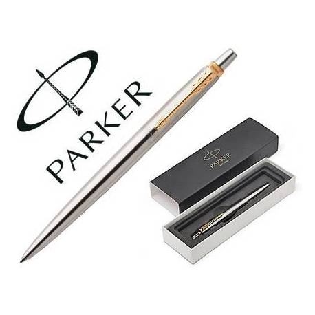 BOLIGRAFO MARCA PARKER JOTTER ACERO GT TINTA AZUL