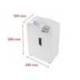 Destructora de Documentos HSM Shredstar X13 Corte en partículas 13 Hojas 23L Nivel seguridad P-4 Blanco