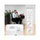 Destructora de Documentos HSM Shredstar X13 Corte en partículas 13 Hojas 23L Nivel seguridad P-4 Blanco