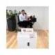 Destructora de Documentos HSM Shredstar X5 Corte en partículas 5 Hojas 18L Nivel seguridad P-4 Blanco