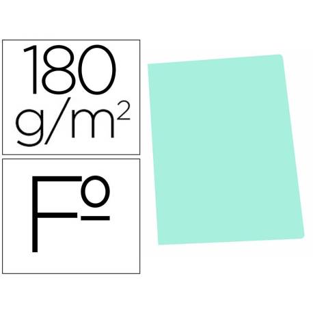 Subcarpetas cartulina Gio folio verde pastel 180 g/m2