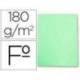 Subcarpetas cartulina Gio folio verde pastel 180 g/m2