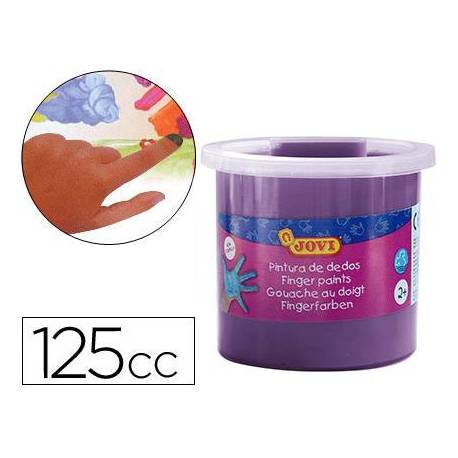 Pintura de dedos Jovi 125 cc violeta