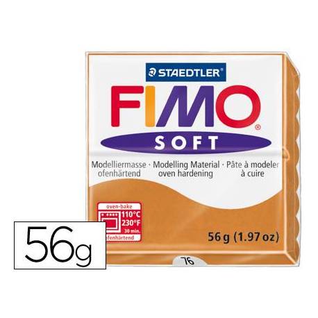 Pasta para modelar Staedtler Fimo soft Cogñac