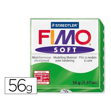 Pasta para modelar Staedtler Fimo Soft color verde tropical