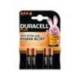 Pila Duracell alcalina plus AAA blister con 4 unidades