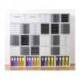 Modulo 5 cajones sobremesa Archivo 2000 gris