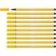 Rotulador Stabilo pen 68/44 amarillo 1 mm