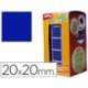 Gomets Apli cuadrados azul 20x20mm