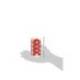 Gomets Apli triangulares Rojos 21x21x21mm