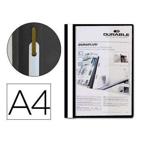 Carpeta dossier fastener duraplus Durable Din A4 negro