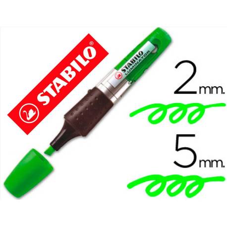 Rotulador Stabilo boss luminator tinta liquida color verde