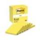 Post-it ® Bloc quita y pon amarillo neon 76 x 76 mm