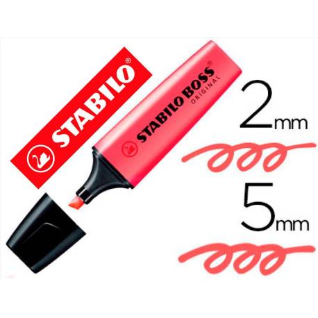 Rotulador Stabilo Boss 70 salmon