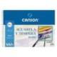 Bloc de dibujo Canson Din A4 10 hojas 370 gr espiral Acuarela