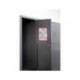 Porta anuncios magnetico adhesivo A4 rojo