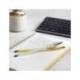 Boligrafo Bic Cristal Celebration Oro 0,4 mm Tinta Azul