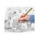 Lapices de grafito Staedtler Jumbo 119 triangular