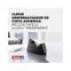 Portarrollos sobremesa Tesa Easy cut curve Plastico para cinta de 33m en color Negro