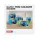 Portarrollos sobremesa Tesa Easy cut curve Plastico para cinta de 33m en color Negro