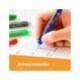 Boligrafo Bic Gelocity Illusion Borrable Color Negro punta 0,7 mm