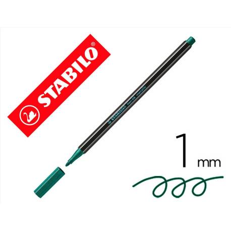 Rotulador Stabilo Acuarelable Pen 68 Verde Metalico