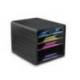 Fichero cajones CEP para 5 cajones Negro/Multicolor
