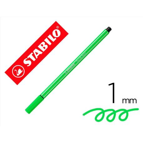 Rotulador Stabilo pen 68/033 1 mm Color Verde neón