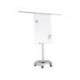 Pizarra Blanca Metalica Magnetica con ruedas incluye 2 brazos laterales 68x104
