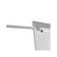 Pizarra Blanca Metalica Magnetica con ruedas incluye 2 brazos laterales 68x104