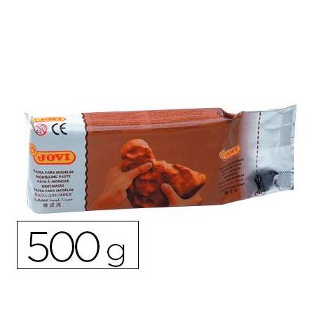Pasta Jovi para modelar 500 g terracota