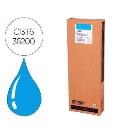 CARTUCHO INK-JET EPSON T6362 COLOR CIAN C13T636200