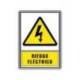 PICTOGRAMA ARCHIVO 2000 RIESGO ELECTRICO PVC AMARILLO LUMINISCENTE 210X297 MM