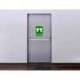 PICTOGRAMA ARCHIVO 2000 EMPUJAR BARRA PARA ABRIR PUERTA PVC VERDE LUMINISCENTE 224X300 MM